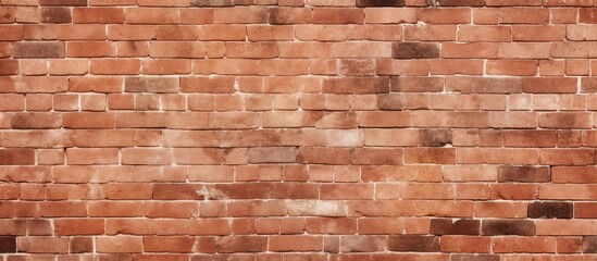 Textured Red Brick Wall Background
