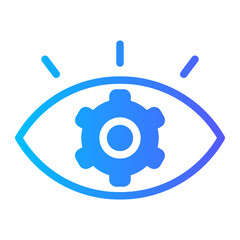 eye gradient icon