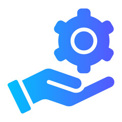 management gradient icon