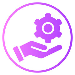 management gradient icon