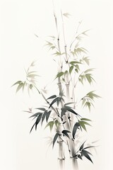Bamboo painting,