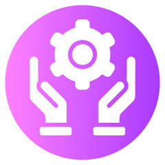 management gradient icon