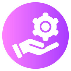 management gradient icon