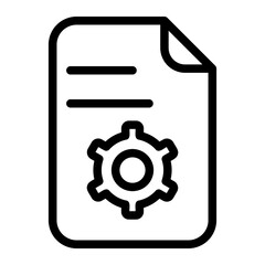 Fototapeta premium process line icon