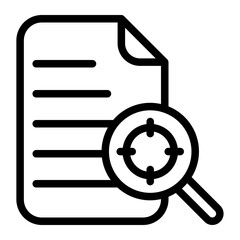 research line icon