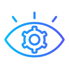 eye gradient icon