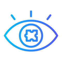 puzzle gradient icon