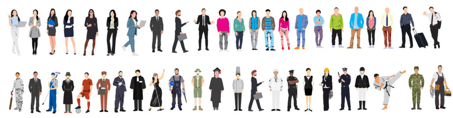 illustration of group of people