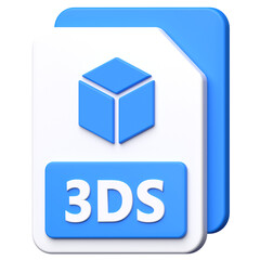 3DS File Format 3D Icon