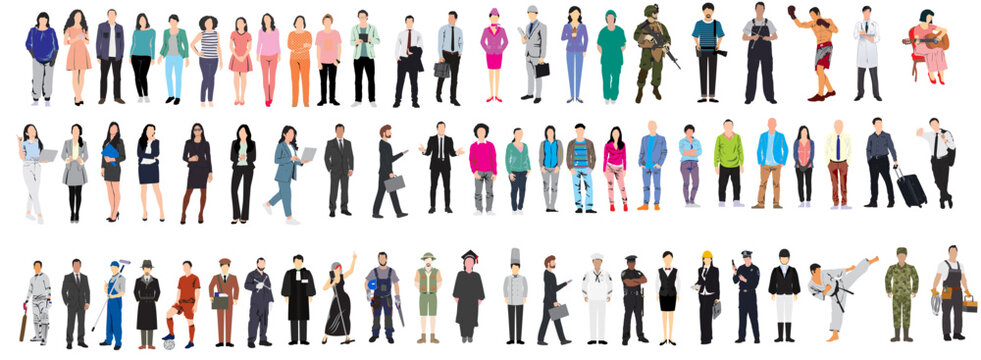 group of people illustration