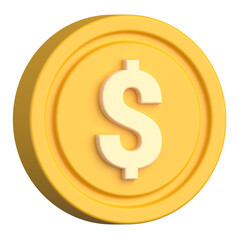 Coin 3D Illsutration