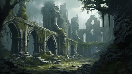 Fantasy Ruins Artwork