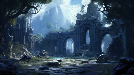 Fantasy Ruins Artwork