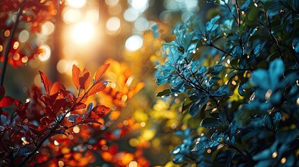 Nature Bokeh Banners Three Soft Seasona, Wallpaper Pictures, Background Hd