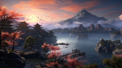 Japan Stunning Open World Game Art