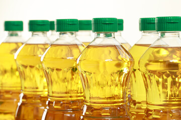 vegetable oil of cook bottle.