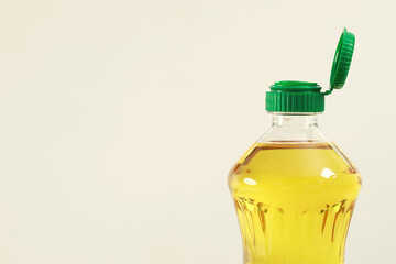 vegetable oil of cook bottle.