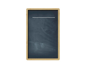 Fototapeta premium 나무 프레임 칠판 목업 Wood Frame Blackboard Mock up