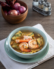 Sour Curry with Vegetable Omelet