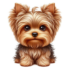 animal, dog, pet, cute, pretty, family, generative AI, smile, character, mascot,