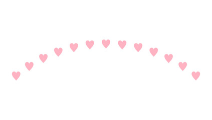 hearts background card banner frame card for valentine and wedding, pink heart love Paper cut decorations for Valentine's day border or frame design