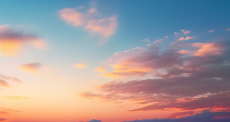 Fototapeta premium Background of sunrise sky