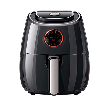 recommend clip art: Air fryer isolated on transparent background