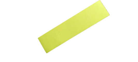 stick note yellow color diagonal straight transparent PNG