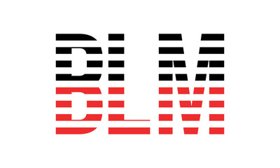 BLM three initial letter iconic line negative space minimal logo design vector template. monogram, abstract, wordmark, business, typography, minimalist, brand, company, flat, modern, unique, simple