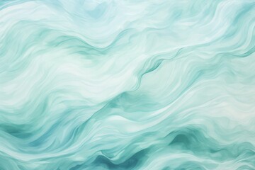 Obraz premium Abstract light blue background with wavy . Wavy strokes of oil paint texture