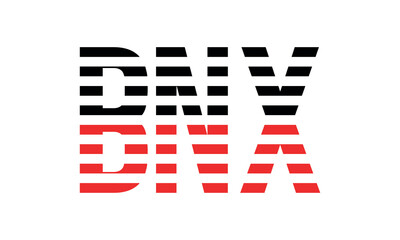 BNX three initial letter iconic line negative space minimal logo design vector template. monogram, abstract, wordmark, business, typography, minimalist, brand, company, flat, modern, unique, simple