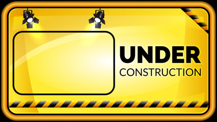 Futuristic Coming Soon Banner with Circular Brilliance and Modern Typography