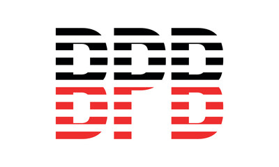 BPB three initial letter iconic line negative space minimal logo design vector template. monogram, abstract, wordmark, business, typography, minimalist, brand, company, flat, modern, unique, simple