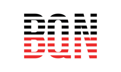 BQN three initial letter iconic line negative space minimal logo design vector template. monogram, abstract, wordmark, business, typography, minimalist, brand, company, flat, modern, unique, simple