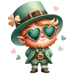 Fototapeta premium Leprechaun in green costumes for celebrate St. Patrick's day