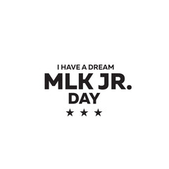 martin luther king day banner layout design, vector illustration
