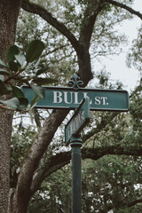 Street Sign in Savannah, GA 