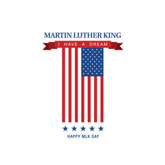 martin luther king day banner layout design, vector illustration