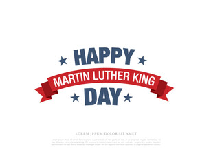martin luther king day banner layout design, vector illustration