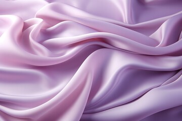 Naklejka premium Purple silk fabric with gentle waves