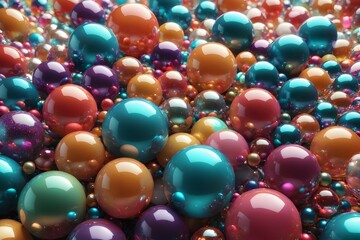 03 colorful glass balls