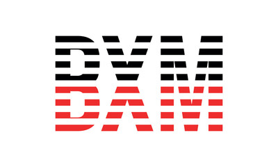 BXM three initial letter iconic line negative space minimal logo design vector template. monogram, abstract, wordmark, business, typography, minimalist, brand, company, flat, modern, unique, simple