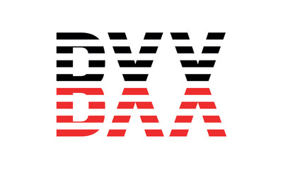 BXX three initial letter iconic line negative space minimal logo design vector template. monogram, abstract, wordmark, business, typography, minimalist, brand, company, flat, modern, unique, simple