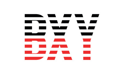 BXY three initial letter iconic line negative space minimal logo design vector template. monogram, abstract, wordmark, business, typography, minimalist, brand, company, flat, modern, unique, simple