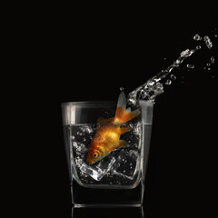 Gold Fish Splash