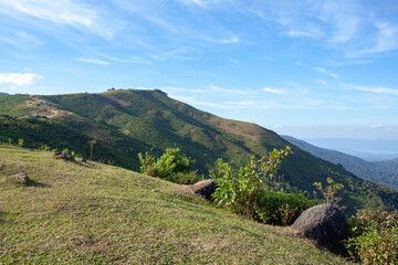 Viewpoint, mountaintop camping ground at Doi Soi Malai National Park, Thailand