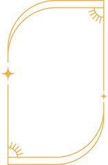 Obraz premium Monoline Arch Frame