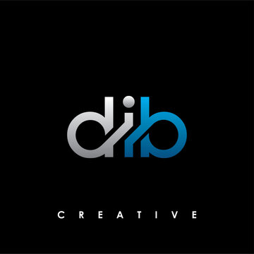 DIB Letter Initial Logo Design Template Vector Illustration