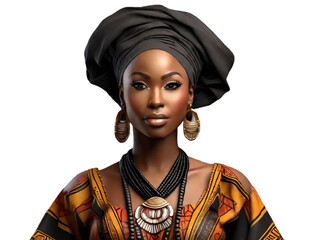 image of a confident black woman