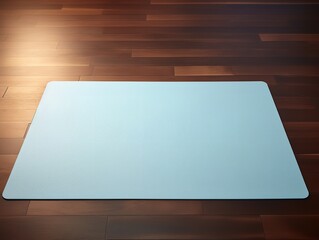 Tranquil Yoga Mat Mockup for Wellness and Fitness - AI Generated